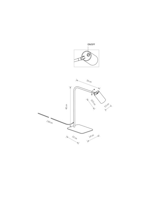 Настольная лампа Mono