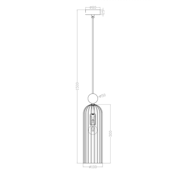 Pendant lamp Piega