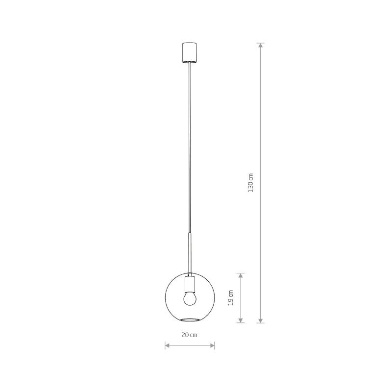 Piekaramā lampa Sphere M 20