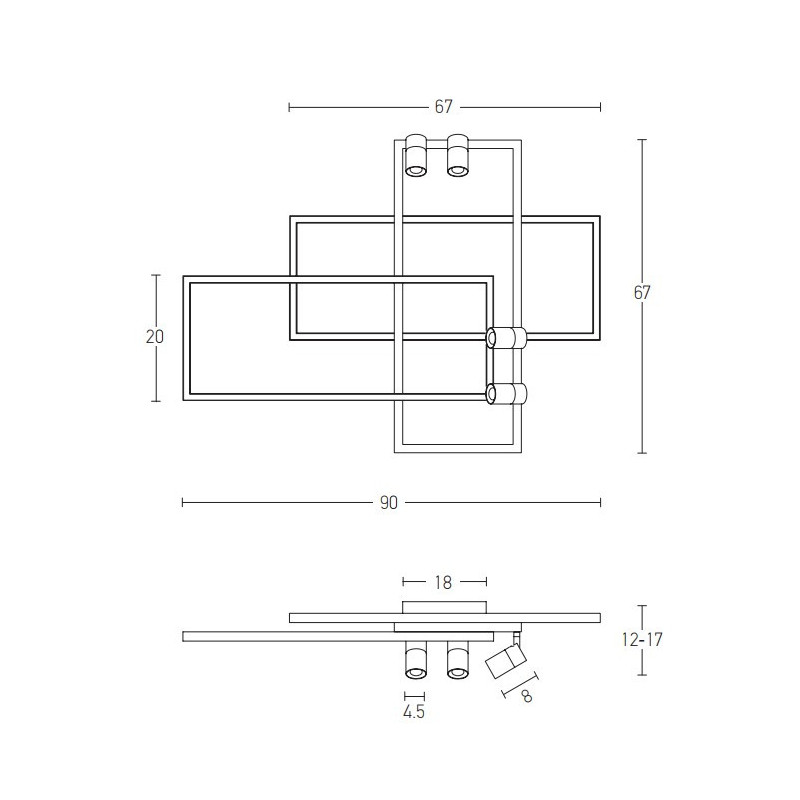 Griestu lampa 22020