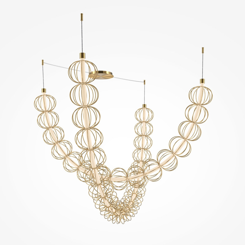 Pendelleuchte Golden Cage
