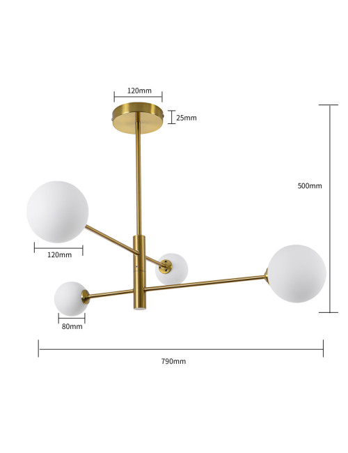 Deckenleuchte Dorado 4