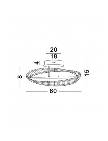Chandelier Aurelia Ø60 LED