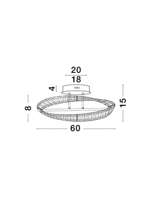 Lühter Aurelia Ø60 LED