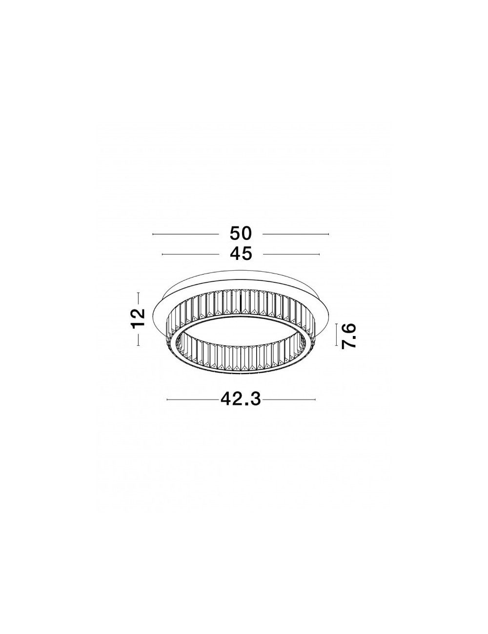 Lühter Aurelia Ø50 LED