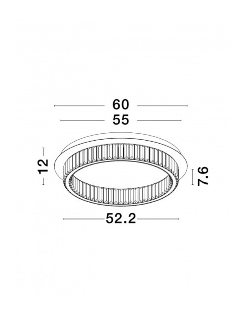 Sietynas Aurelia Ø60 LED