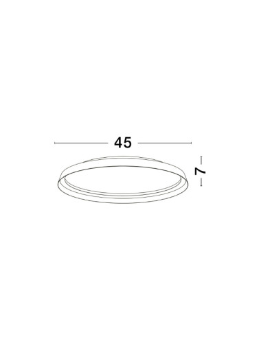 Deckenleuchte Ormi Ø45 LED