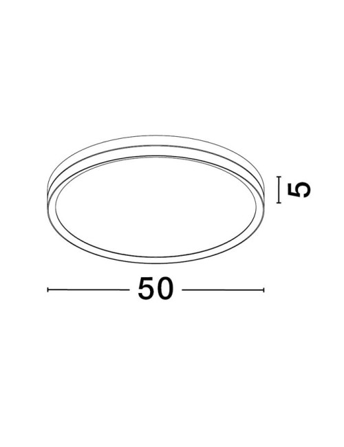 Deckenleuchte Cantria Ø50 LED