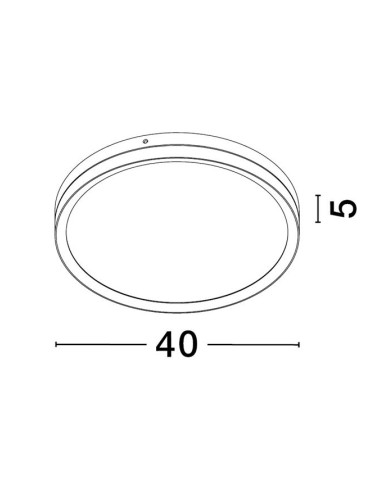 Deckenleuchte Cantria Ø40 LED