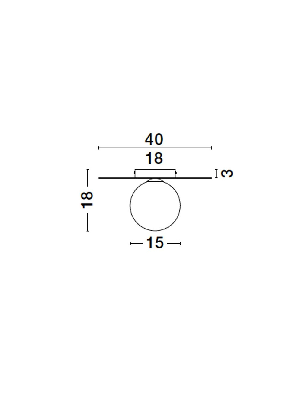 Laelamp Idigo Ø40