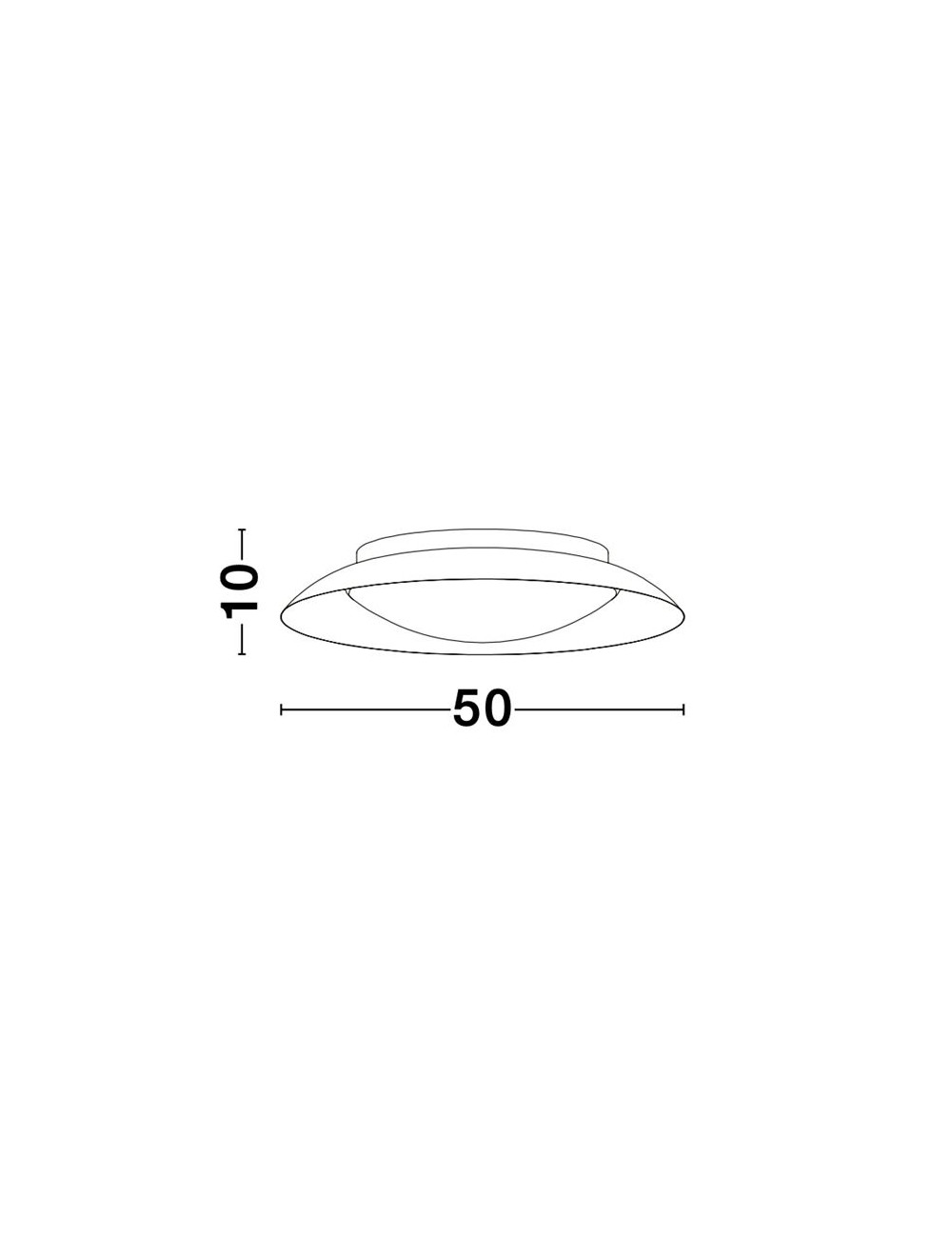Deckenleuchte Zano Ø50 LED