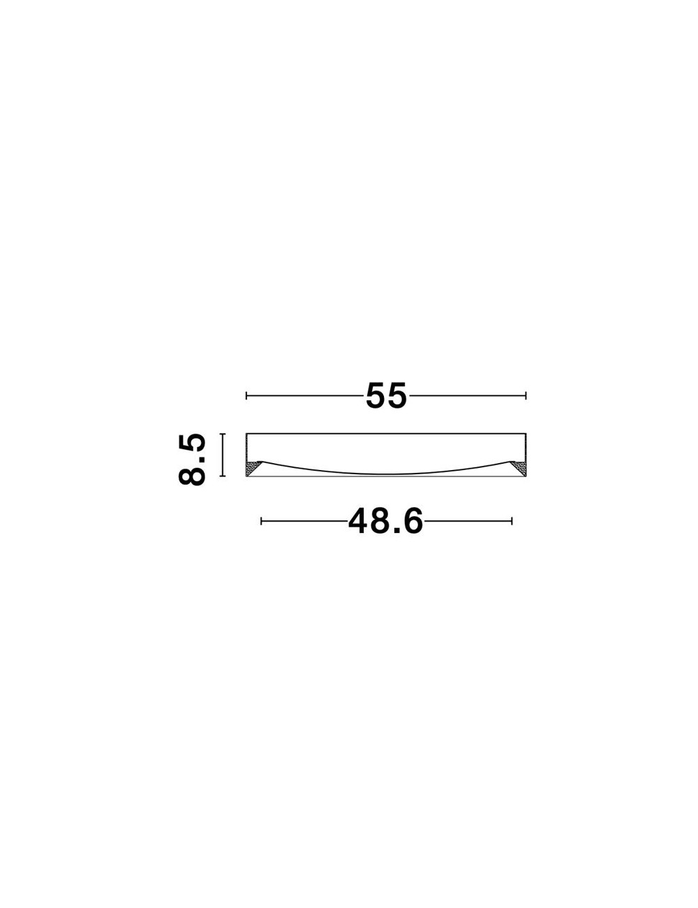 Ceiling lamp Luton Ø55 LED