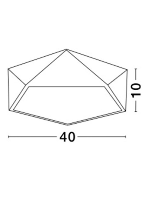 Deckenleuchte Darius Ø40