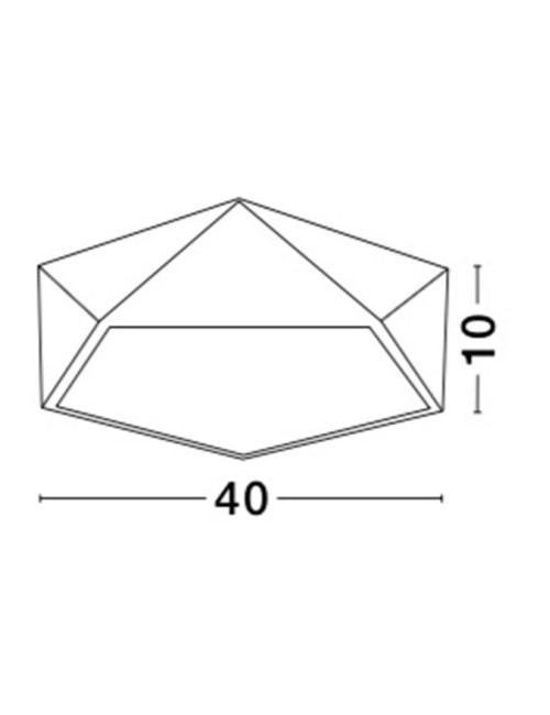 Deckenleuchte Darius Ø40
