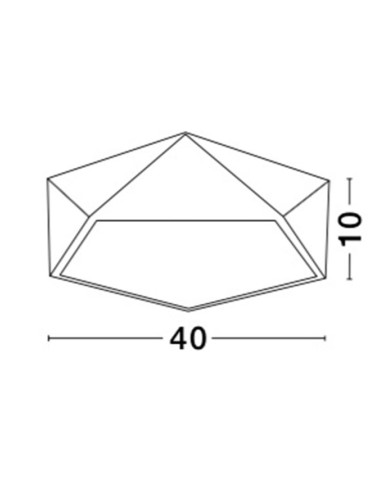 Deckenleuchte Darius Ø40