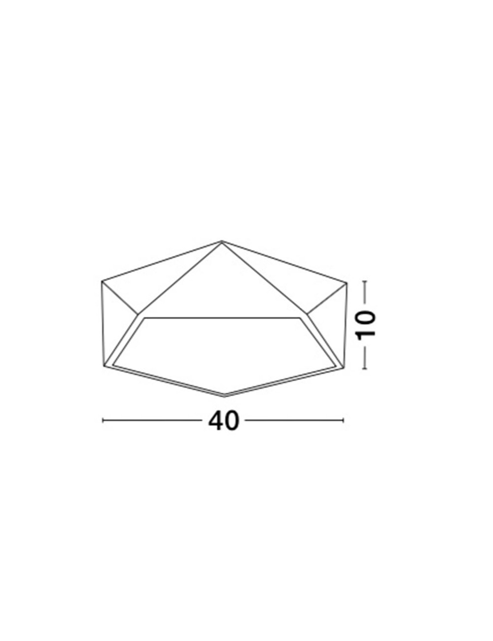 Deckenleuchte Darius Ø40