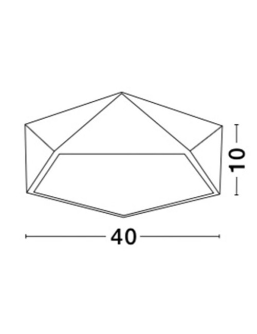 Deckenleuchte Darius Ø40