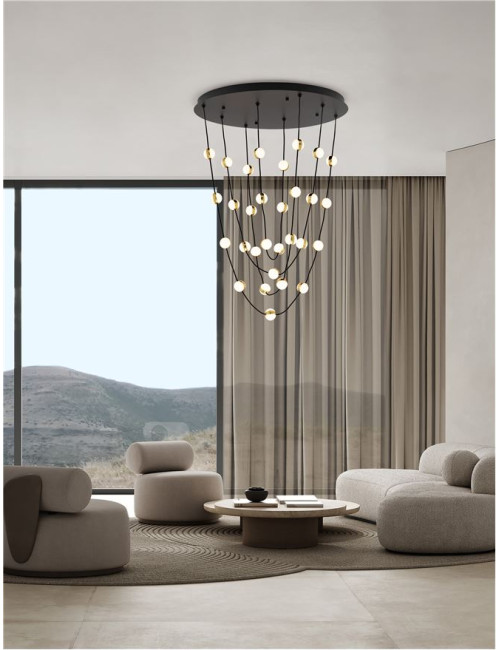 Chandelier Alcinooe Ø84 LED