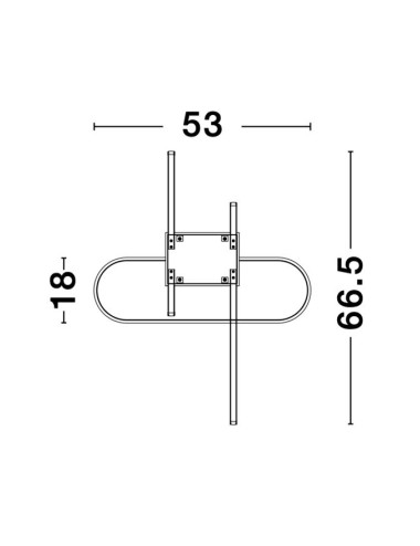 Nova Luce - Arte LED 9113841 griestu lampa | TavaGaisma.lv