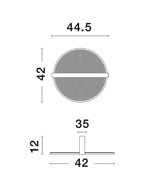 Deckenleuchte Noah Ø44,5 LED
