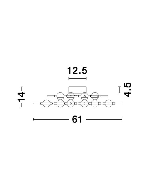 Ceiling lamp Atomo LED