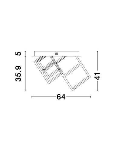 Laelamp Gabbia LED 9818241 | Nova Luce | TavaGaisma.lv/et