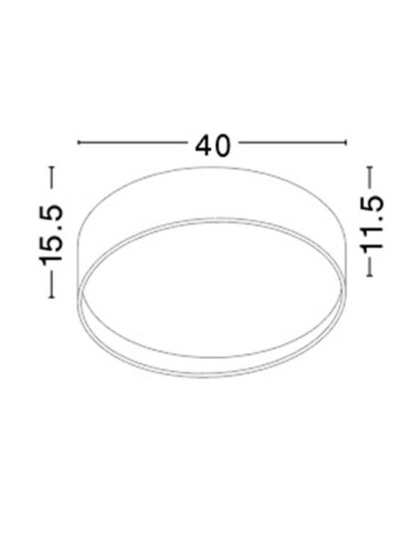 Deckenleuchte Fano Ø40 LED