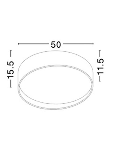 Deckenleuchte Fano Ø50 LED