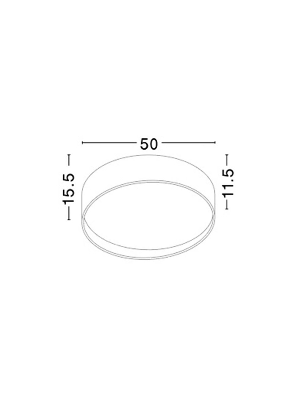 Deckenleuchte Fano Ø50 LED