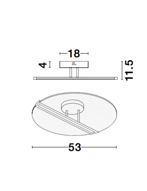 Deckenleuchte Jertuna Ø53 LED