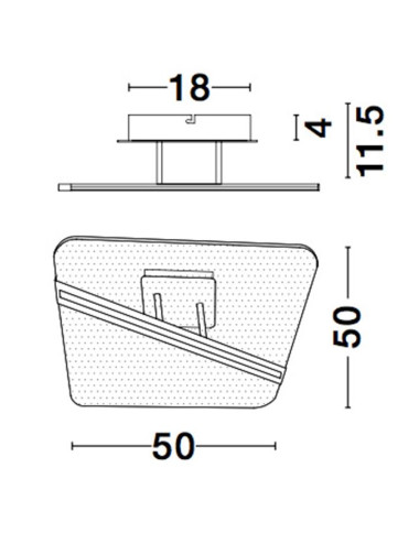 Nova Luce Griestu lampa Jertuna LED 9545233 | TavaGaisma.lv
