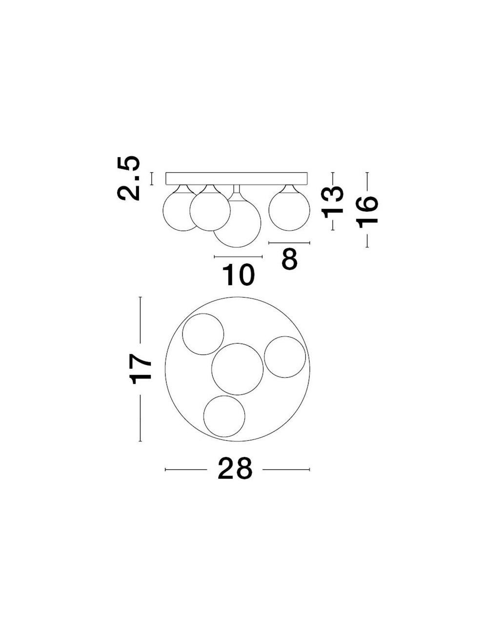 Laelamp Edem Ø28