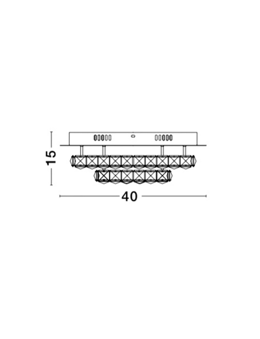 Люстра Quentin Ø40 LED