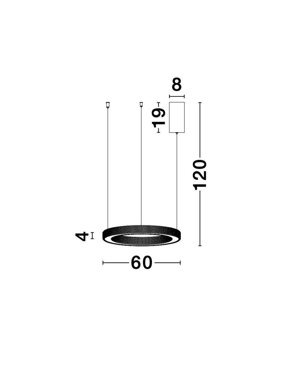 Lustra Fiore Ø60 LED