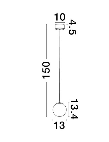 Nova Luce - Nuvole LED 9061435 подвесная лампа | TavaGaisma.lv/ru