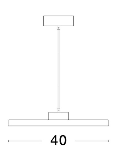 Ripplamp Andria Ø40