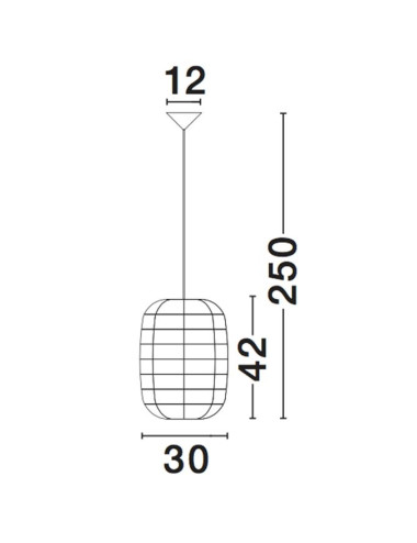 Nova Luce - Melody Ø30 9586766 piekaramā lampa | TavaGaisma.lv