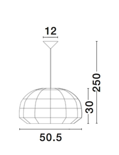 Nova Luce - Melody Ø50 9586431 piekaramā lampa | TavaGaisma.lv