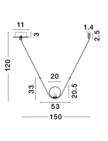 Pendelleuchte Vitton