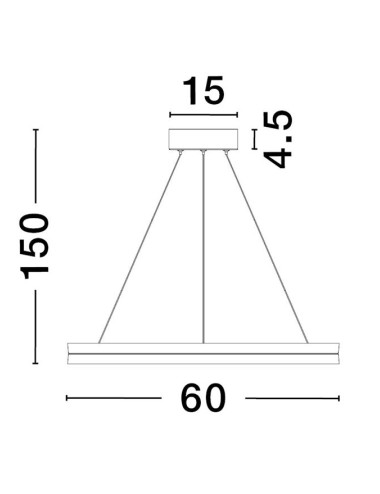 Подвесная лампа Cantria Ø60 LED