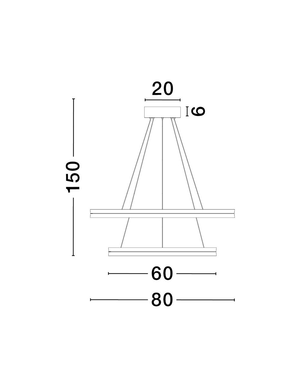 Pendelleuchte Cantria Ø80 LED