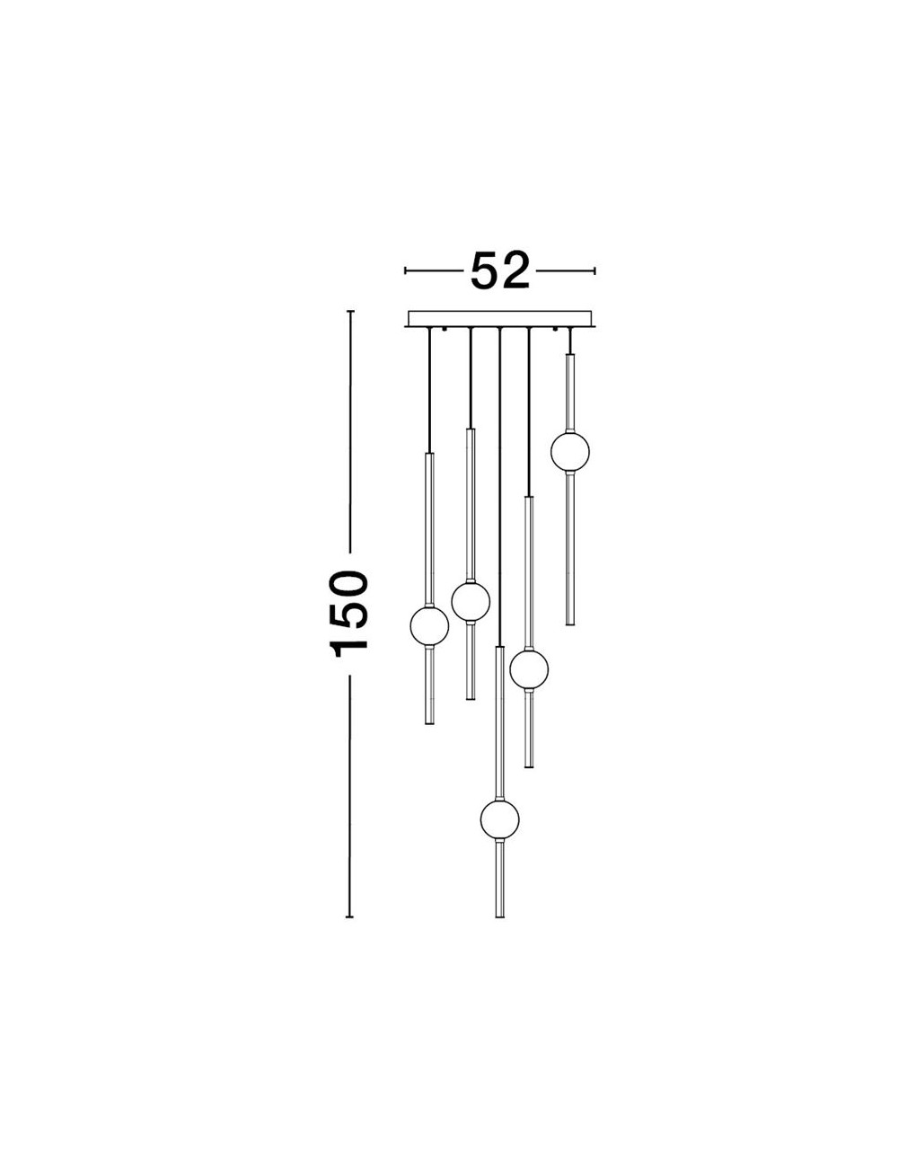 Pendelleuchte Acrobat Ø52 LED