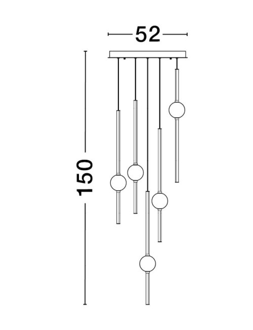 Подвесная лампа Acrobat Ø52 LED