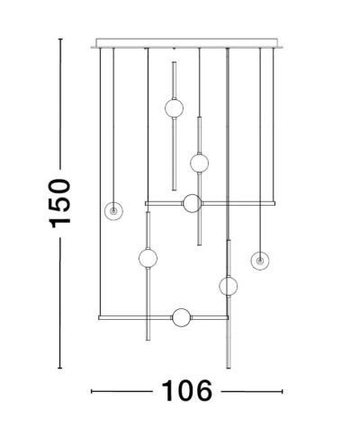 Pendelleuchte Acrobat LED