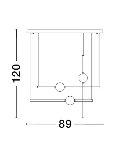 Pendant lamp Acrobat LED 9695257 | Nova Luce | TavaGaisma.lv/en