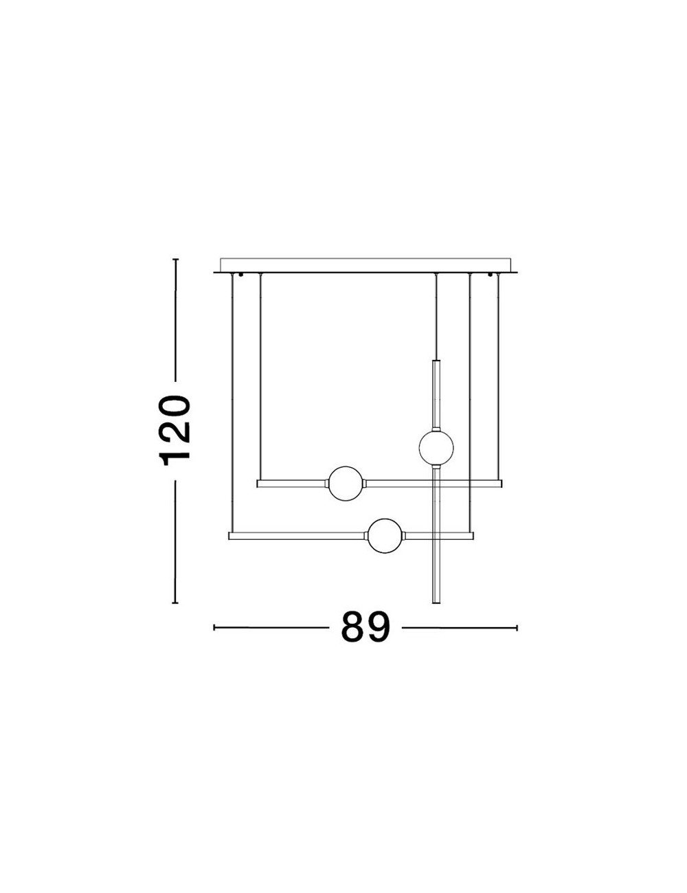 Pendant lamp Acrobat LED