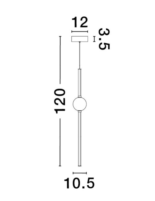 Pendant lamp Acrobat Ø10,5 LED