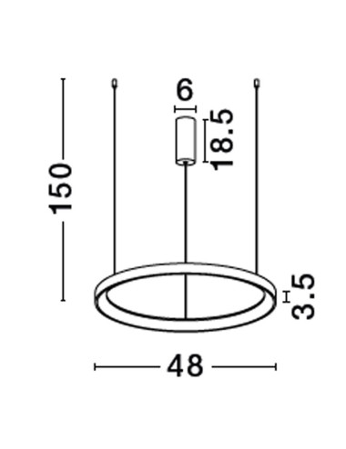 Ripplamp Pertino Ø48 LED