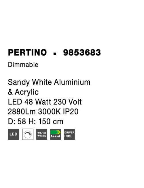Подвесная лампа Pertino Ø58 LED