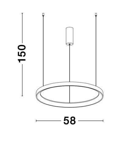 Pendelleuchte Pertino Ø58 LED